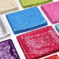 Polyester Fabric Sequin Tulle Glitter Sequin Fabricc